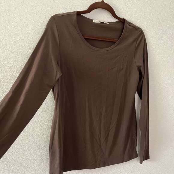 Peruvian Connection Brown Long Sleeve T-Shirt - Picture 2 of 5